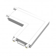 Σύνδεσμος Ράγας 40V Γωνία Λευκός 22-90